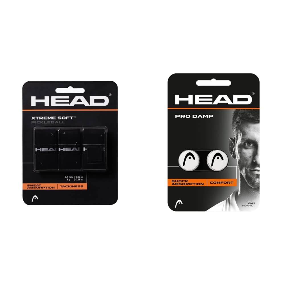 HEAD Unisex-Erwachsene Xtremesoft Griffband, schwarz, Einheitsgrösse Schwarz Einheitsgrösse Bundle m