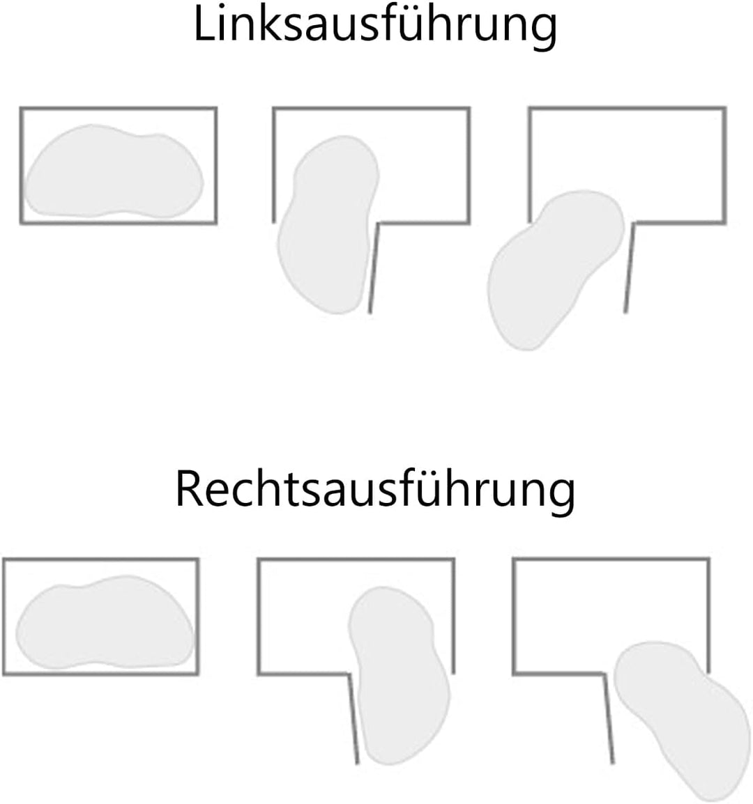 Sossai Eckschrankauszug Corner Optima Linia Maxima in Graphit, 80 cm, Rechtsausführung Graphit Recht