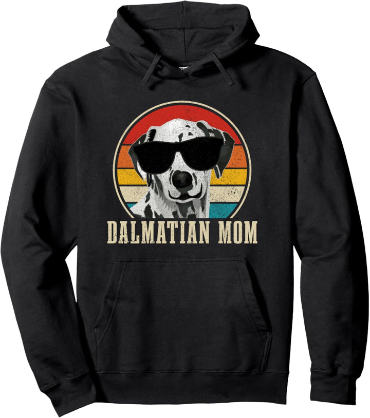 Dalmatiner Vintage Hund Lustig Pullover Hoodie