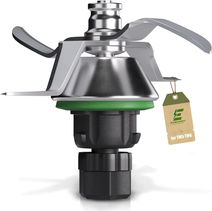 Ersatz-Mixmesser kompatibel mit Thermomix TM5 TM6 TM7 – SUS420 Edelstahlklinge, scharf & langlebig,