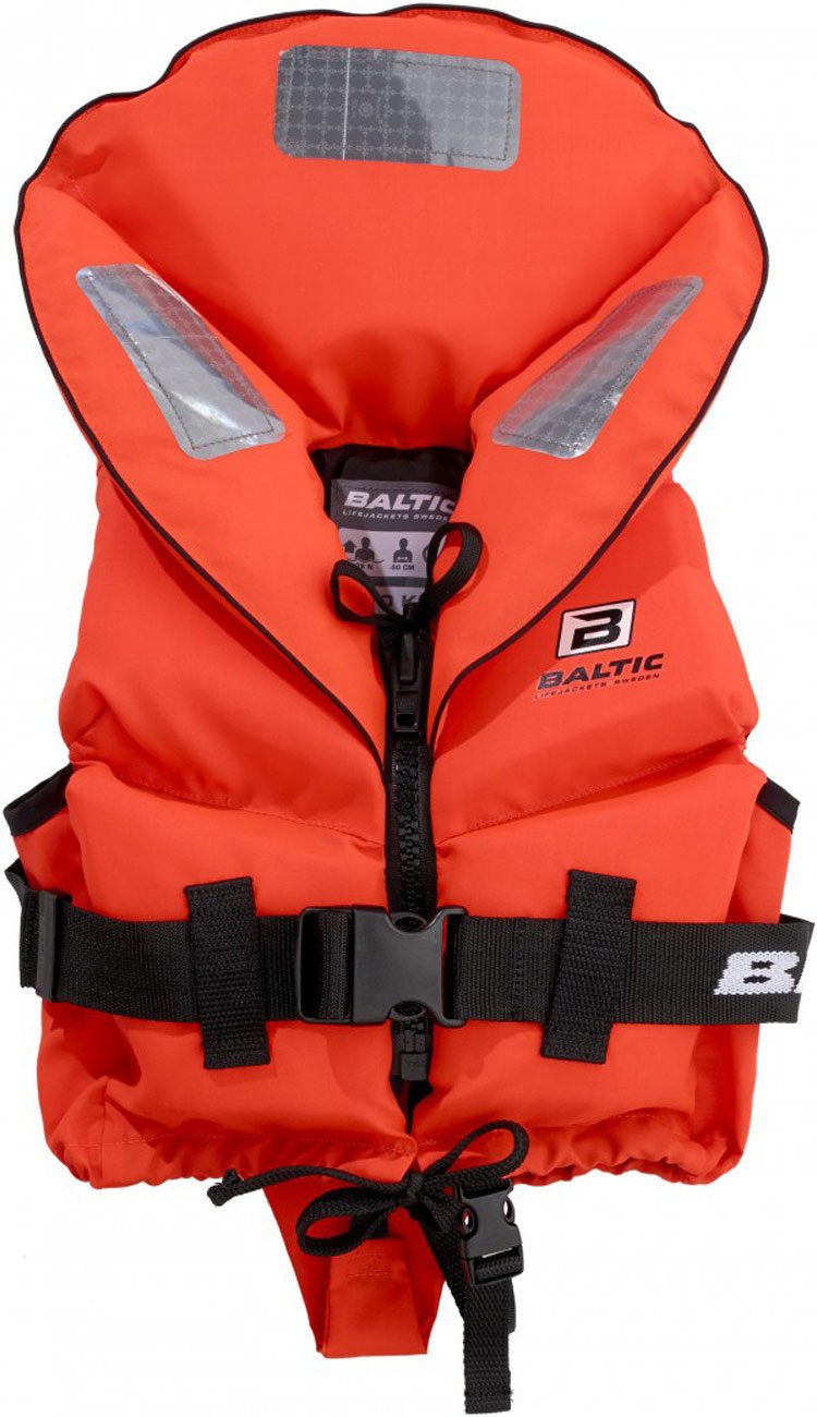 Baltic Pro Sailor 100N Kids Solid Life Jacket Orange (Mod. 1284) orange 30-40kg, orange 30-40kg