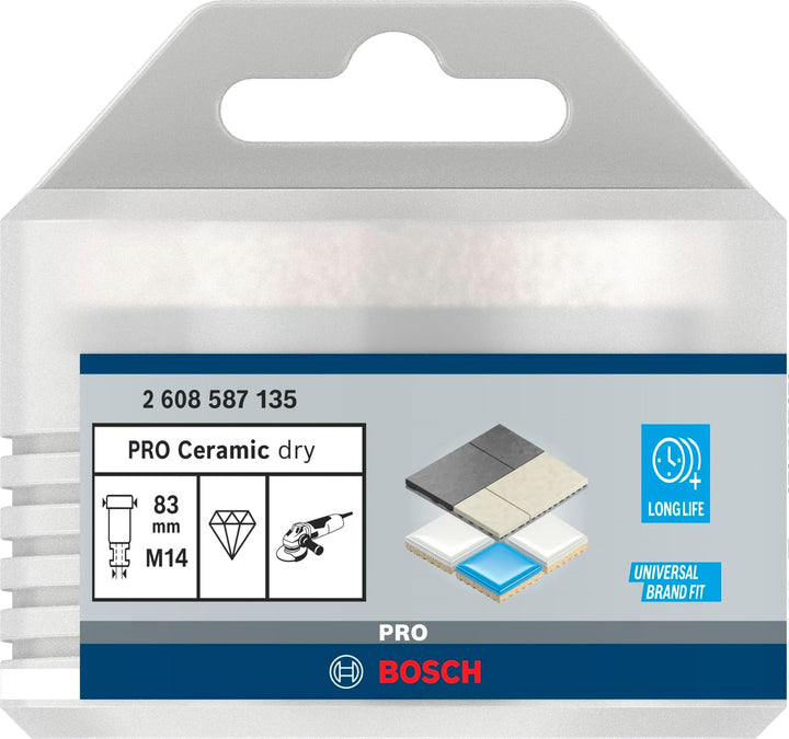 Bosch Professional 1x Diamanttrockenbohrer Dry Speed Best for Ceramic (für Trockenbohren von Hartker