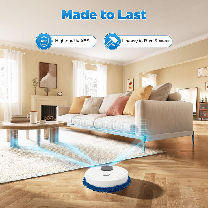 Saugroboter mit Wischfunktion, automatischer Staubsauger Roboter, 2in1 Roboterstaubsauger für Böden