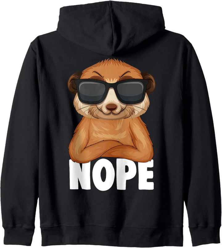 Erdmännchen Kinder Jungen Mädchen Kapuzenjacke