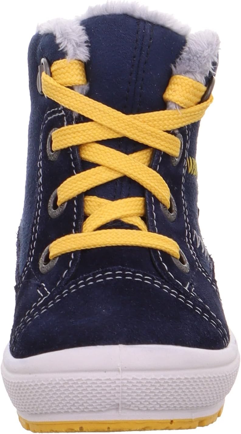 Superfit Jungen GROOVY warm gefütterte Gore-Tex Schneestiefel 26 EU Blau Gelb 8000, 26 EU Blau Gelb