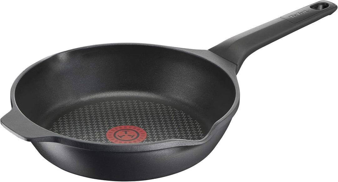 Tefal Aroma 3er Set Pfannen: 3 Pfannen 22/24/26 cm aus Aluminiumguss, Titan Beschichtung, Antihaft-P