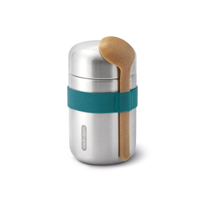 black+blum | Food Flask, Thermobehälter, ozean, 400 ml, Ozean