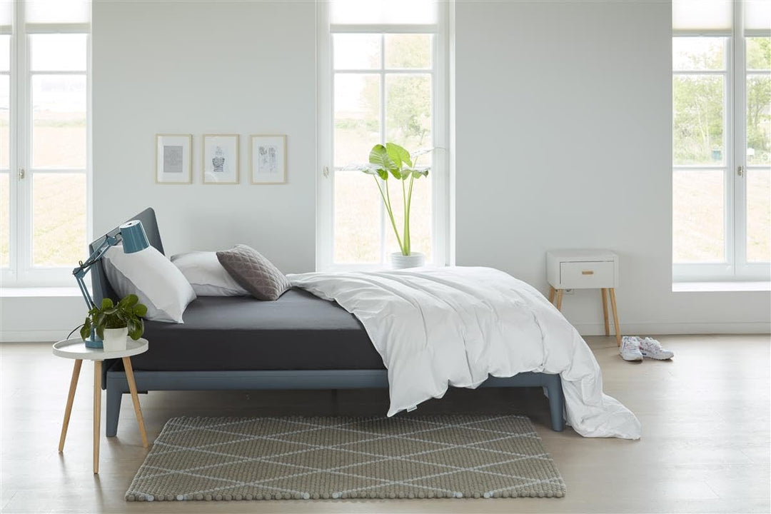 Beddinghouse Jersey Split-Topper-Spannbettlaken / 200*200/210 cm / Anthrazit
