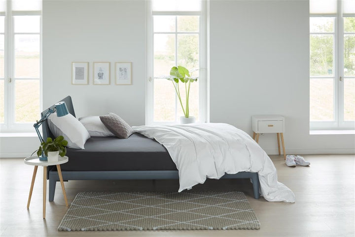 Beddinghouse Jersey Split-Topper-Spannbettlaken / 200*200/210 cm / Anthrazit