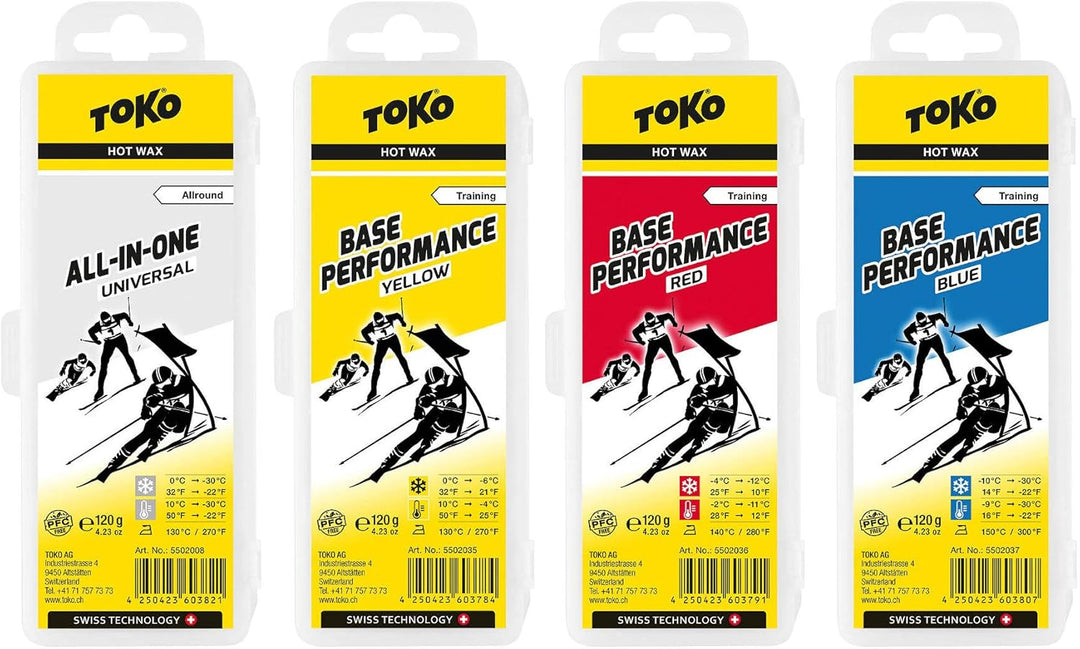 TOKO Geschenke-Set Skiwax Deluxe Set 15-teilig mit Digital Wachsbügeleisen Skispanner und Kantenschä