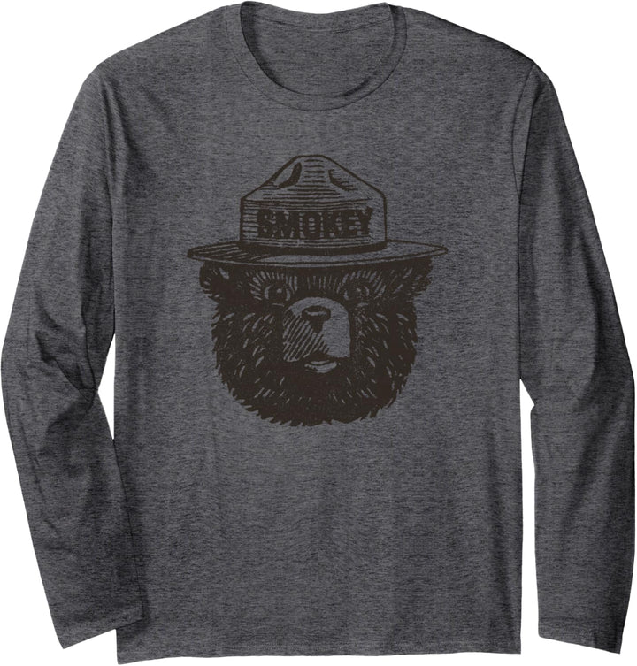 Smokey Bear Porträt Langarmshirt