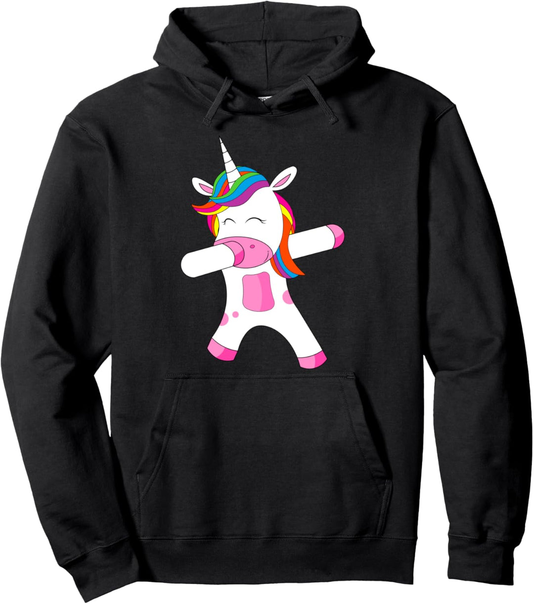 Dabbing Unicorn Dab tanzendes Einhorn Pullover Hoodie