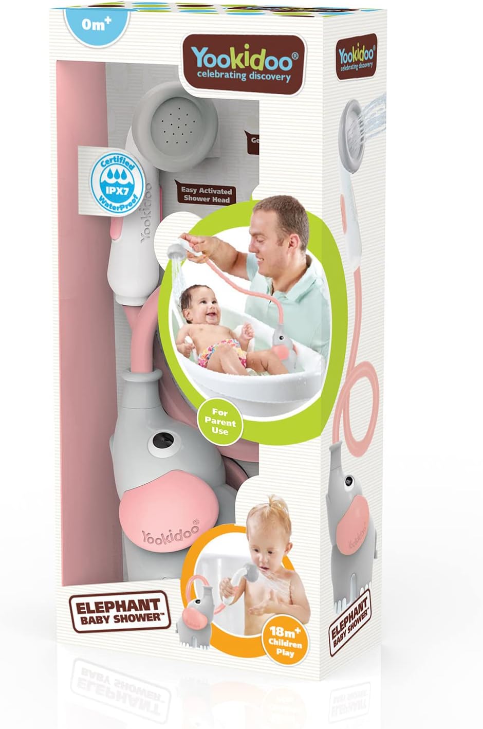 Yookidoo - Elephant Baby Shower - Rosa (YO40213)