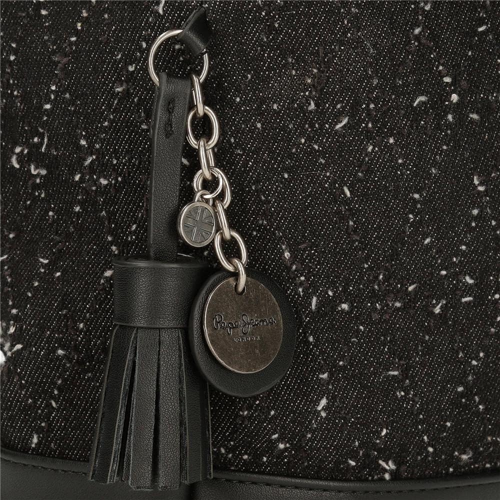 Pepe Jeans Daila Geldbörse schwarz Baumwolle, Polyester und PU. Tasche, Tasche