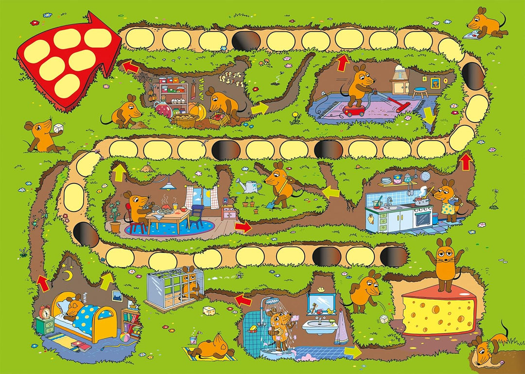 Schmidt Spiele 40505 Maus, Mausefalle, Kinderspiel, bunt Single, Single