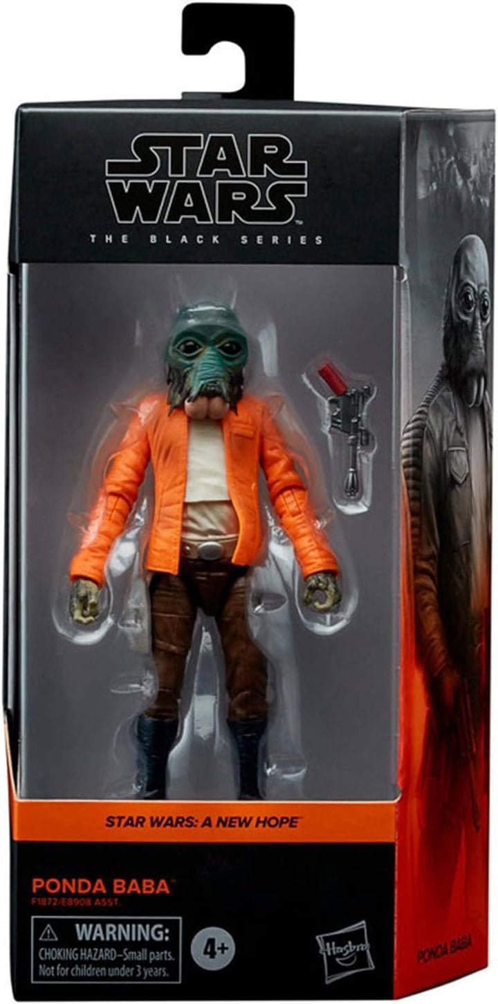 Star Wars The Black Series, Ponda Baba, Sammlerfigur, 15 cm, Eine Neue Hoffnung, Spielzeug für Kinde