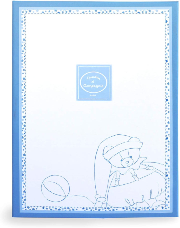 Unbekannt DC2716 Schmusetuch, Cartoon, blau, Baby