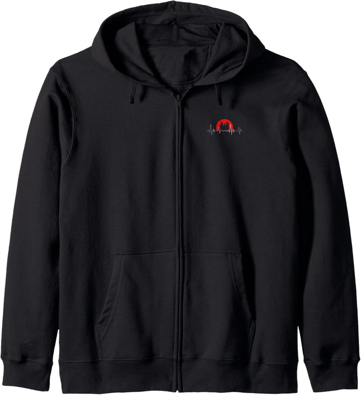 Schwarzwald Herzschlag Design für Schwarzwälder Kapuzenjacke