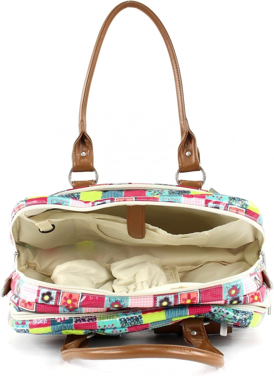 Lässig Vintage Metro Bag Flower Quilt, Flower Quilt