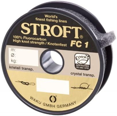 WAKU Schnur STROFT FC1 Fluorocarbon 100m 0,120mm-1,5kg, 0,120mm-1,5kg