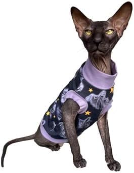 Kotomoda Katzen-Rollkragen-Geist für Sphynx und nackte Katzen (X-Large) XL, XL