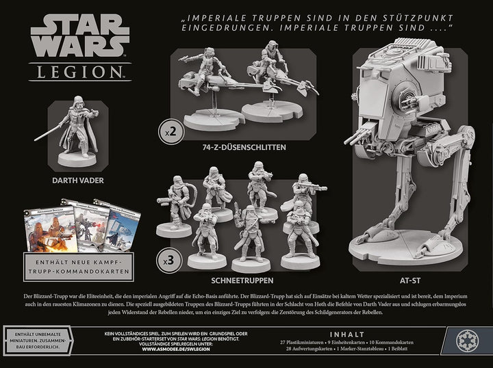 Asmodee | Atomic Mass Games | Star Wars: Legion – Blizzard-Trupp | Kampftrupp-Starterset | Tabletop