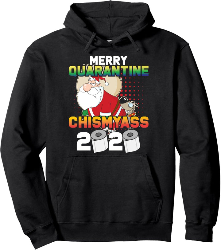 Santa Chismyass - Weihnachtspyjamas 2020 Pullover Hoodie