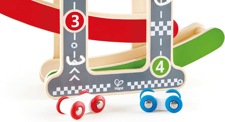 Hape E0438 - Flickflack-Rennbahn, Holzspielzeug