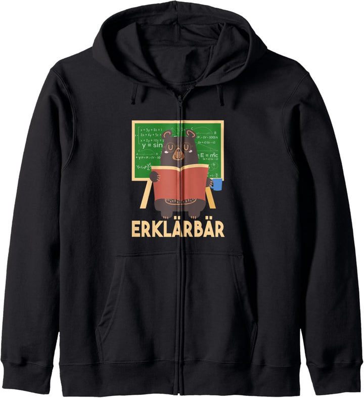 Erklärbär Referendar Lehrer Lehrerin Kapuzenjacke