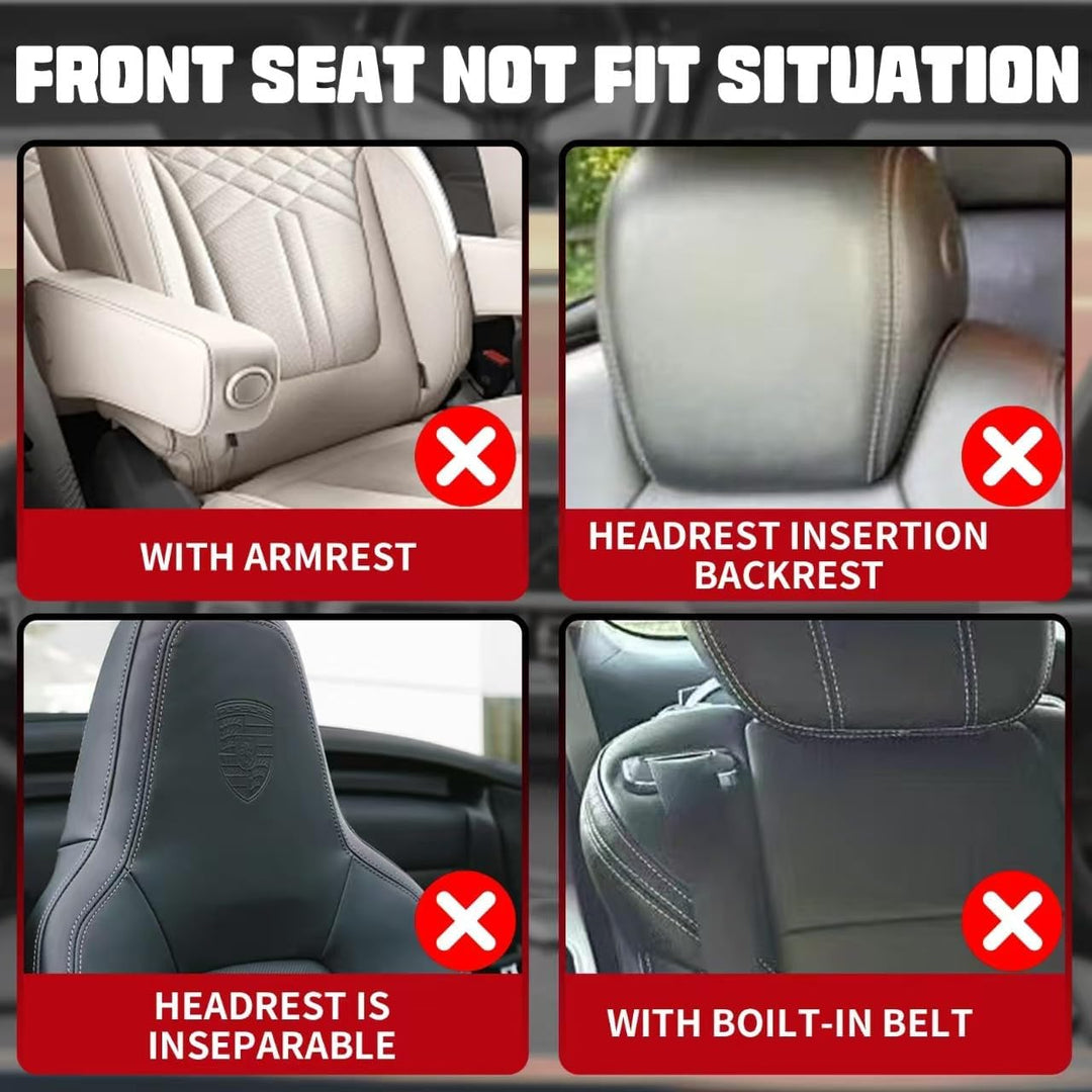 Universal Autositzbezug Komplettset Nappaleder Sitzbezüge,Sitzbezug mit Airbag-Kompatibilität,Auto S