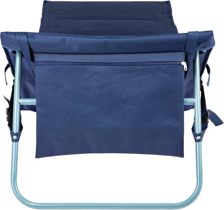 ONVAYA Premium Strandmatte 2cm gepolstert mit Rückenlehne | Strandliege faltbar | Strandmatratze | S