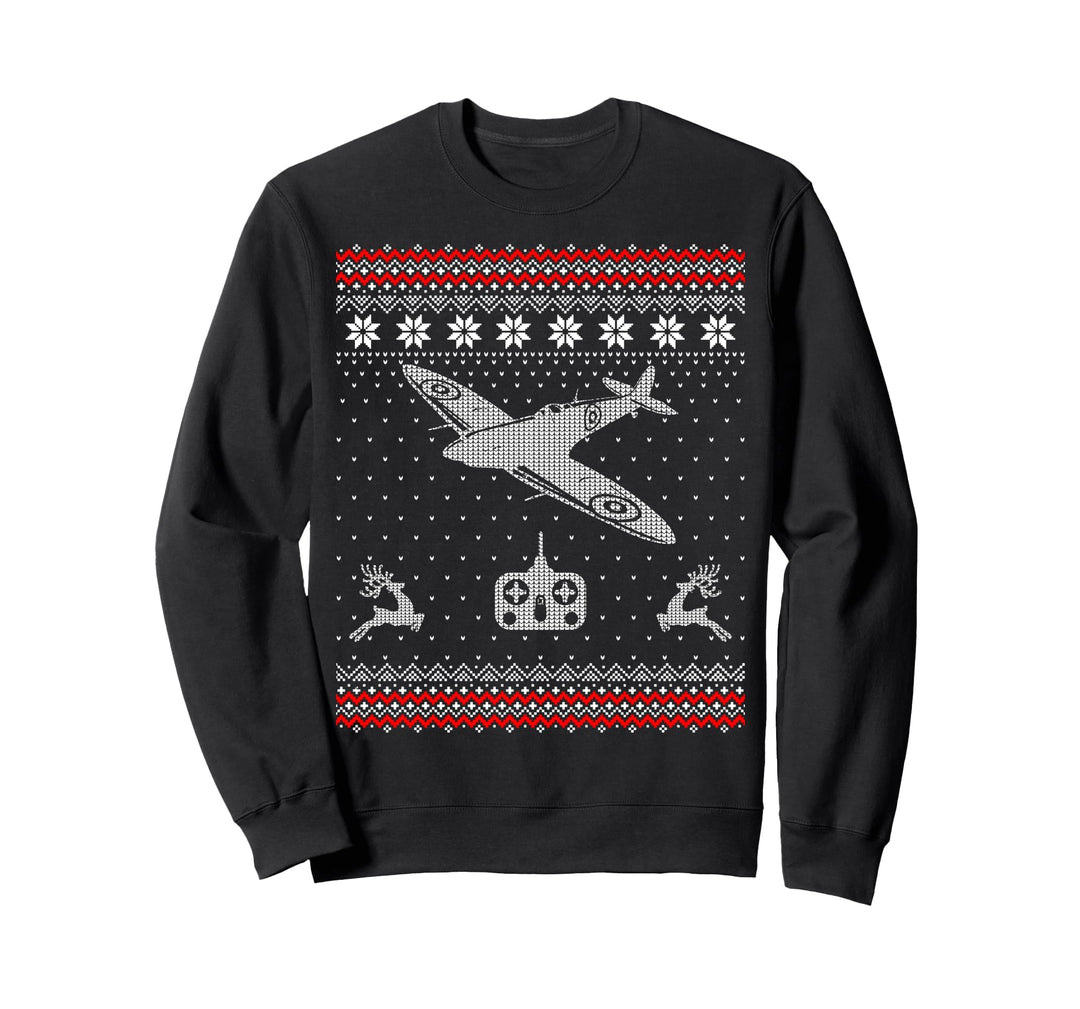 RC Flugzeug Ferngesteuertes Flugzeug Weihnachten Ugly Sweater Sweatshirt
