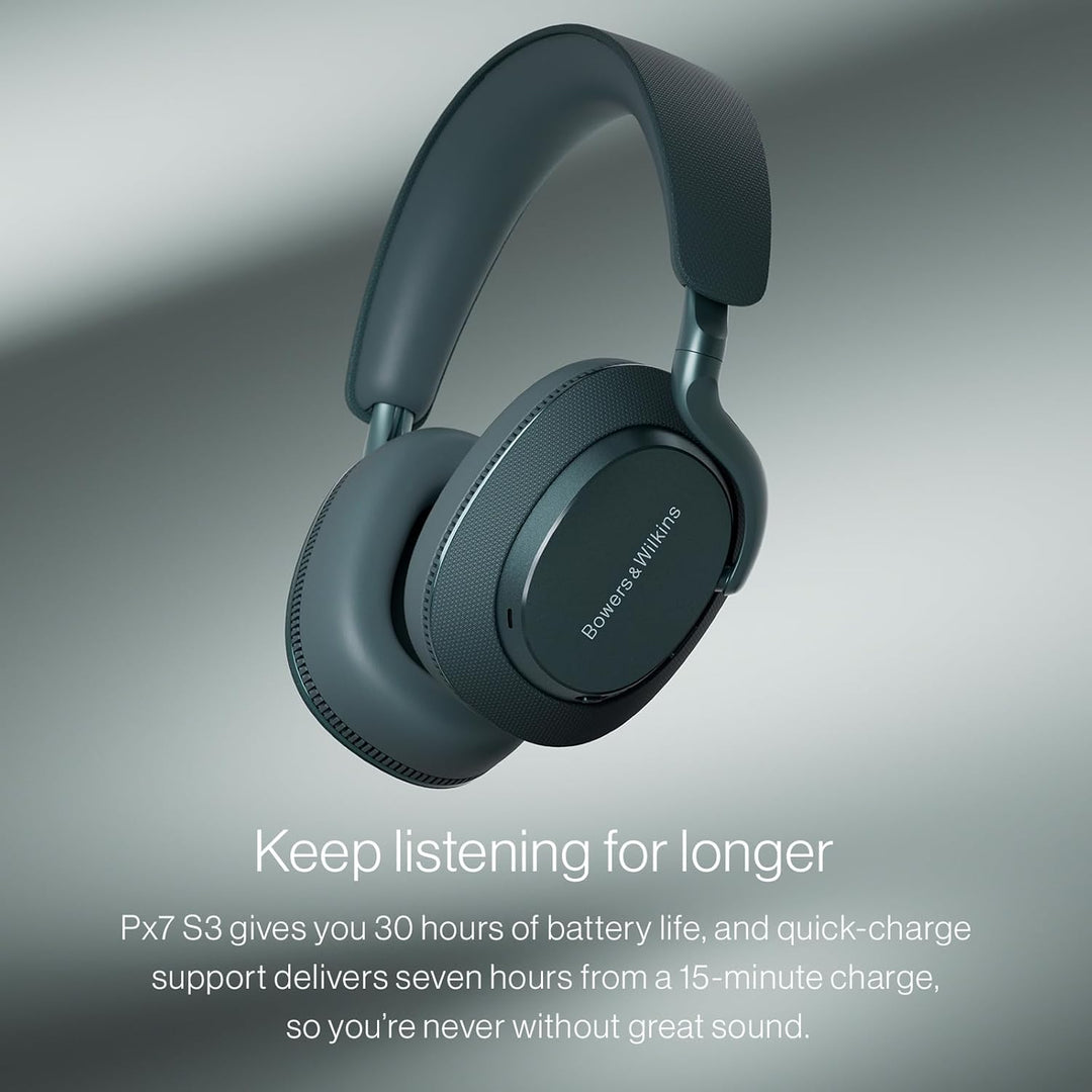 Bowers &amp; Wilkins Px7 S3 Over-Ear-Kopfhörer mit Geräuschunterdrückung, kabellos, aptX™ Lossless, Schn