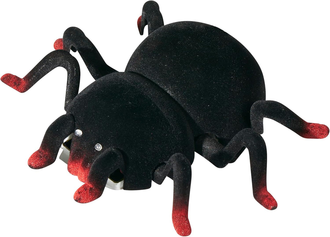 Northpoint Ferngesteuerte Halloween-Spinne 360° Rotation Leuchtende Augen Bewegliche Beine Kletterfä