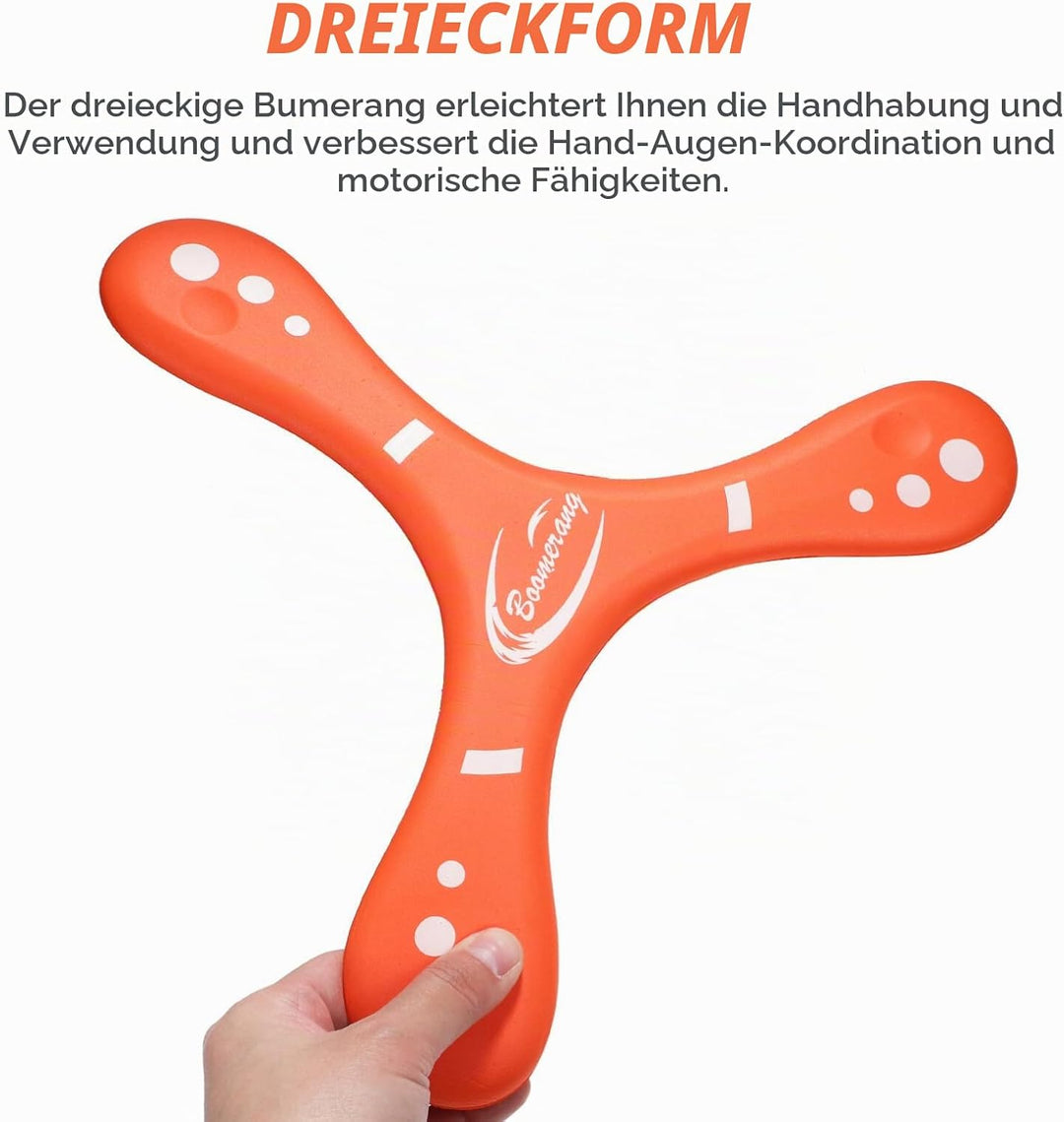 Toddmomy 2 Stück Bumerang In V-Form Zurückkehrender Bumerang Lustiger Einfach Zu Werfender Für Kinde