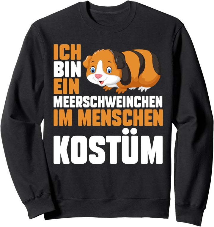 Meerschweinchen Meerschweinchen Menschen Kostüm Sweatshirt