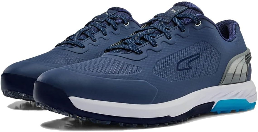 PUMA Herren Alphacat Nitro Golfschuh 39 EU Puma Navy Quiet Shade Speed Blue, 39 EU Puma Navy Quiet S