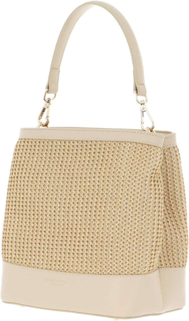 Seidenfelt Tarnby Handtasche 21 cm Einheitsgrösse Straw, Einheitsgrösse Straw