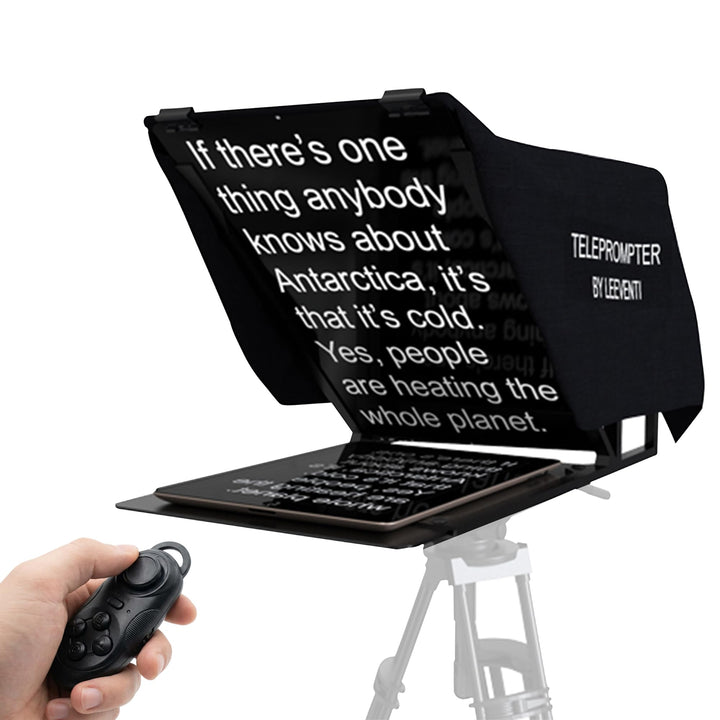 NEO Teleprompter für Kamera, Smartphone & Tablet – Autocue Prompter kompatibel mit DSLR, Webcam & iP
