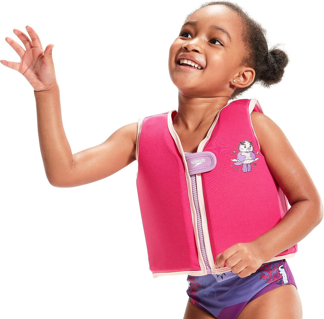 Speedo Kinder Character Printed Fv Swimsuit 2 Jahre Aria Miami-lila/Taro, 2 Jahre Rosa