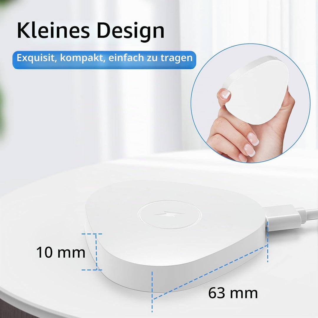 Rounkin Kabelloses Ladegerät, kompatibel mit Sonos Roam, magnetische Ladestation, Ladestation für tr
