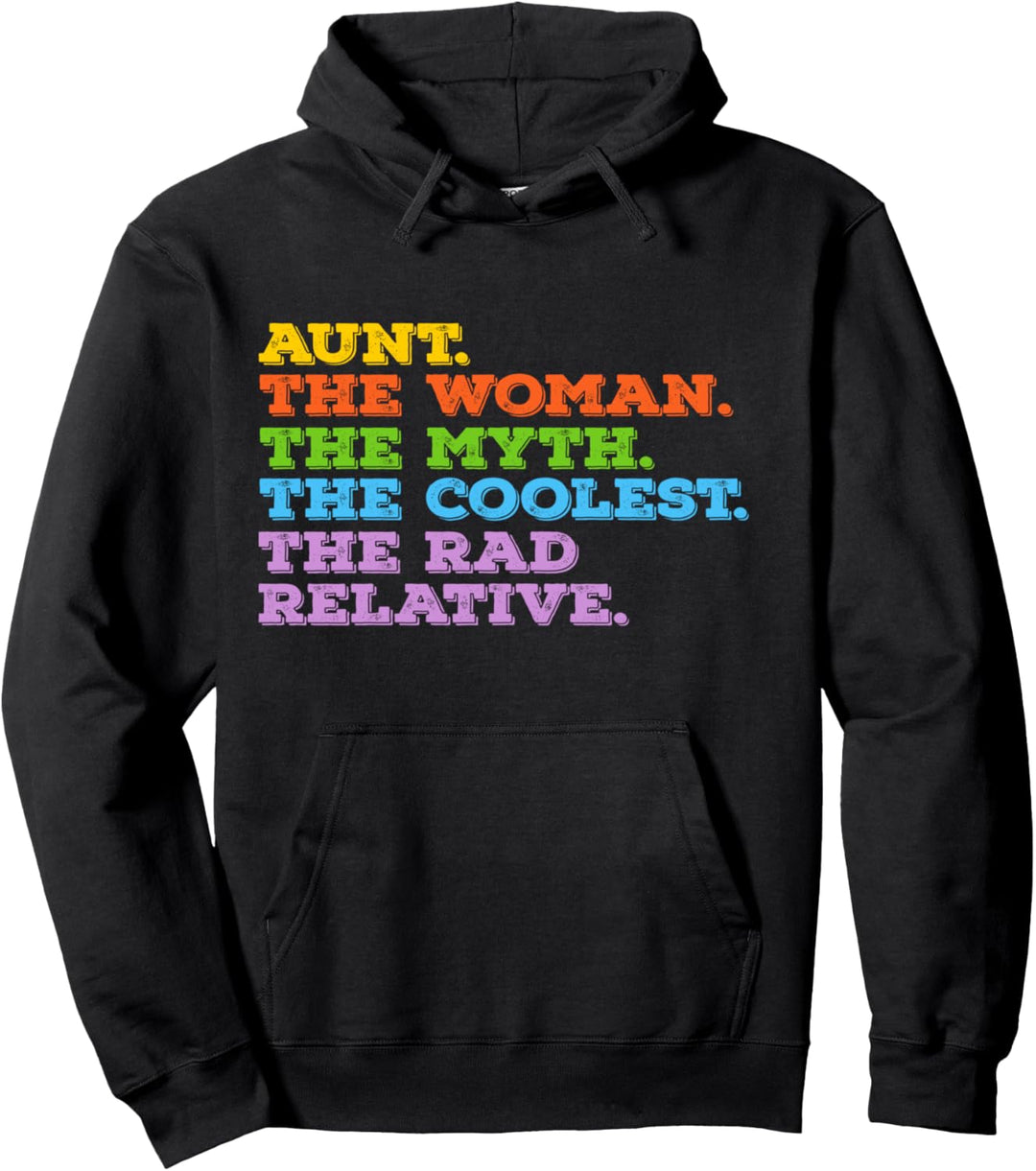 SPASS TANTE DIE FRAU DER MYTHOS DIE COOLSTE DER RAD RELATIVE Pullover Hoodie