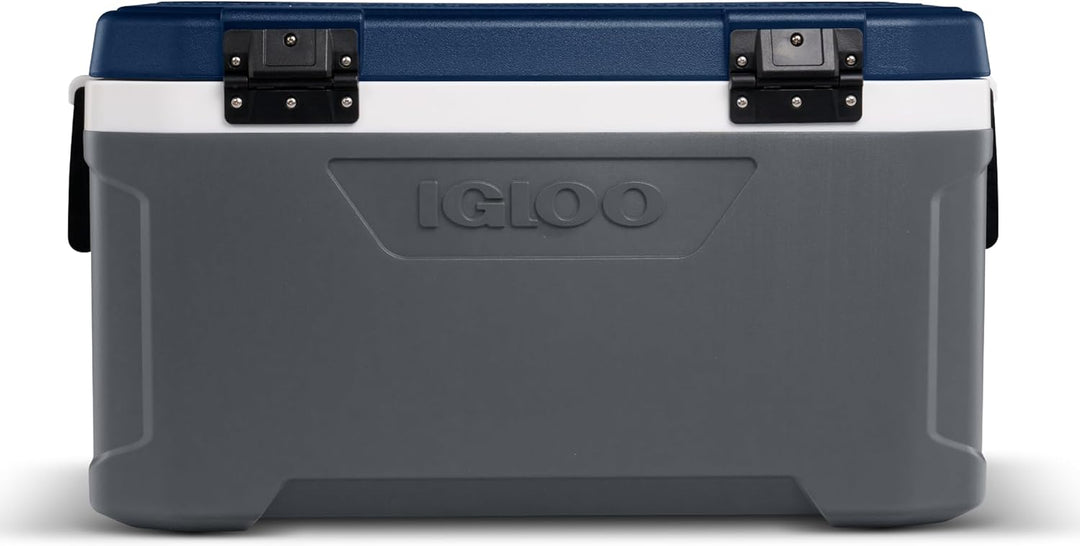 IGLOO Cooler Maxcold 70 Kühlbox, 66 Liter, Eisblau/Marineblau