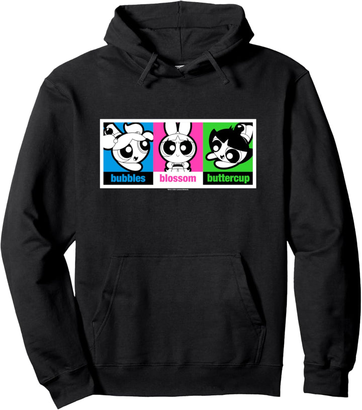 Powerpuff Girls Bubbles Blossom Buttercup Pullover Hoodie