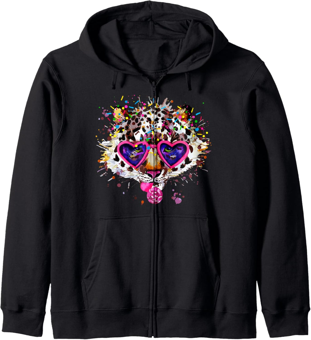 Tiger, handbemalter Tiger Kapuzenjacke