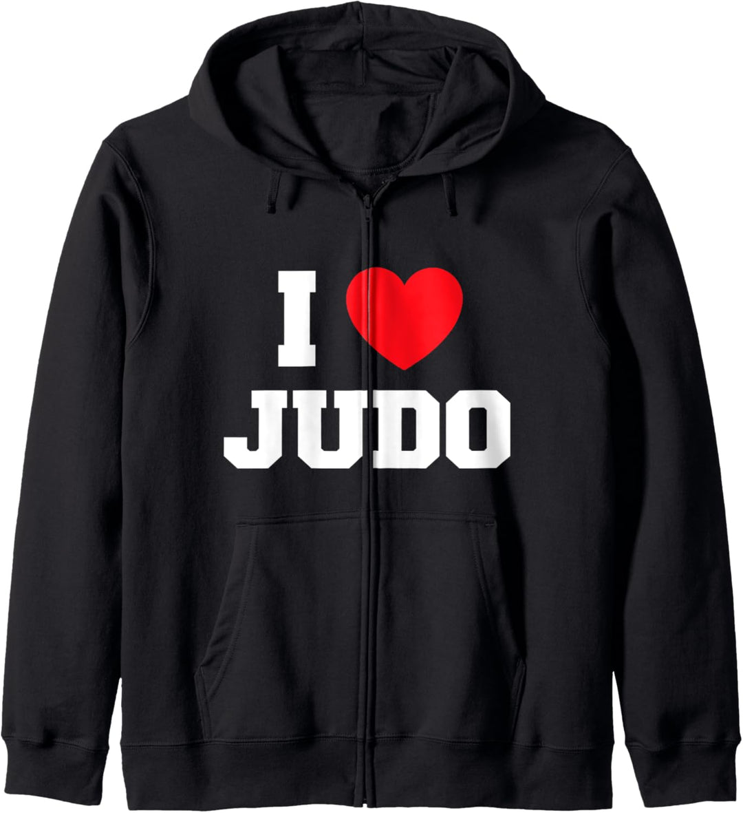 I Love Judo Kapuzenjacke