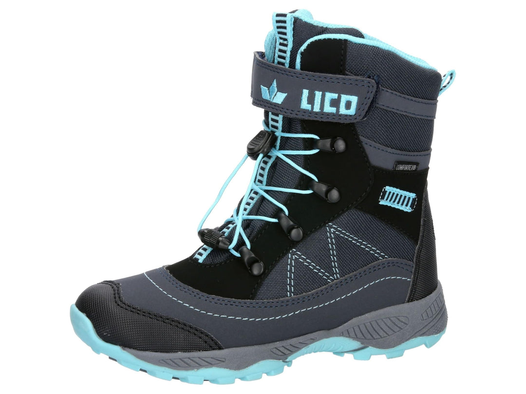 Lico Mädchen Sundsvall Vs Schneestiefel 38 EU Marine Türkis, 38 EU Marine Türkis