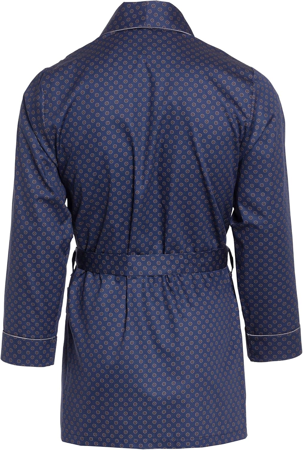 Herren Morgenmantel – kurz – Bademantel Revise RE-509 - Elegant - 100% Baumwolle M Dunkelblau C10, M