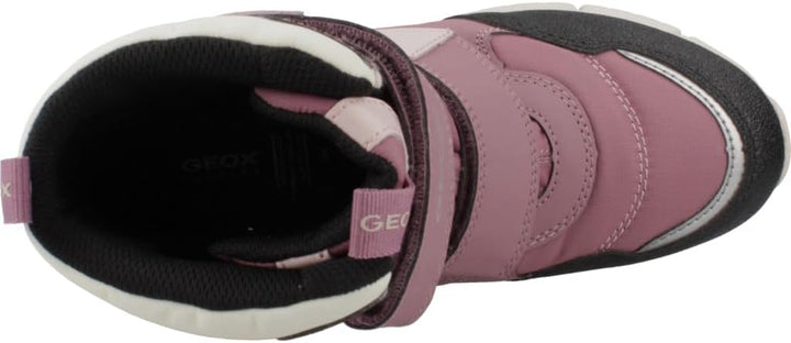 Geox J Flexyper B Ab Stiefelette für Mädchen 28 EU Dk Rose, 28 EU Dk Rose
