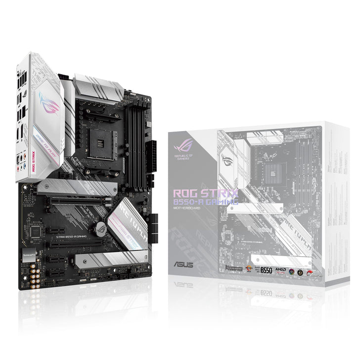 ASUS ROG STRIX B550-A GAMING Mainboard Sockel AMD Ryzen AM4 (ATX, 2x M.2, SATA 6Gbit/s, USB 3.2 Gen
